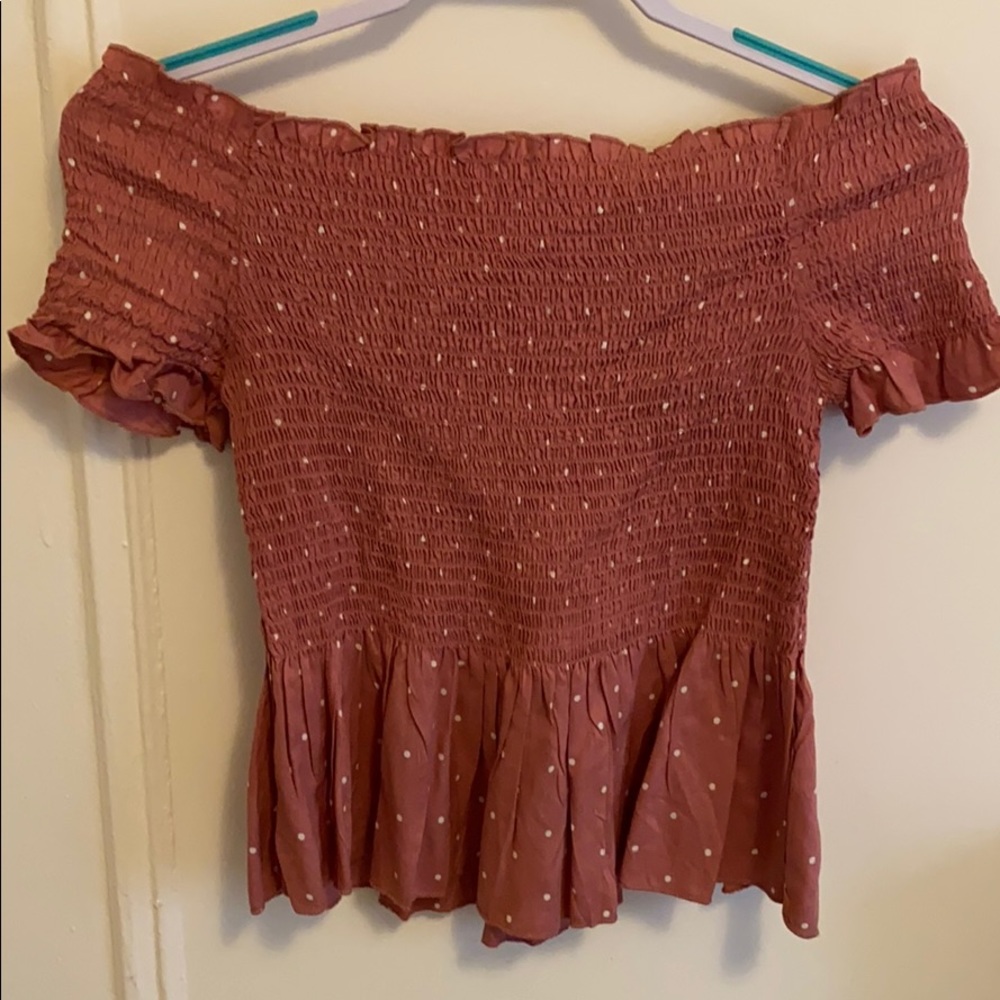 Off the shoulder shirt
